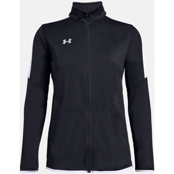 Under Armour Women Rival Knit 1/2 Turtleneck Jacket 1326774-001 Black Size Small - Picture 1 of 5